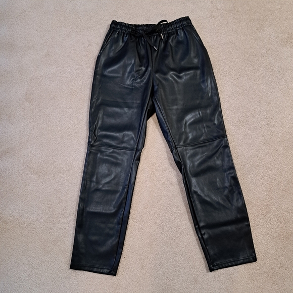 Laundry By Shelli Segal Black Faux Leather Pants - Picture 3 of 11
